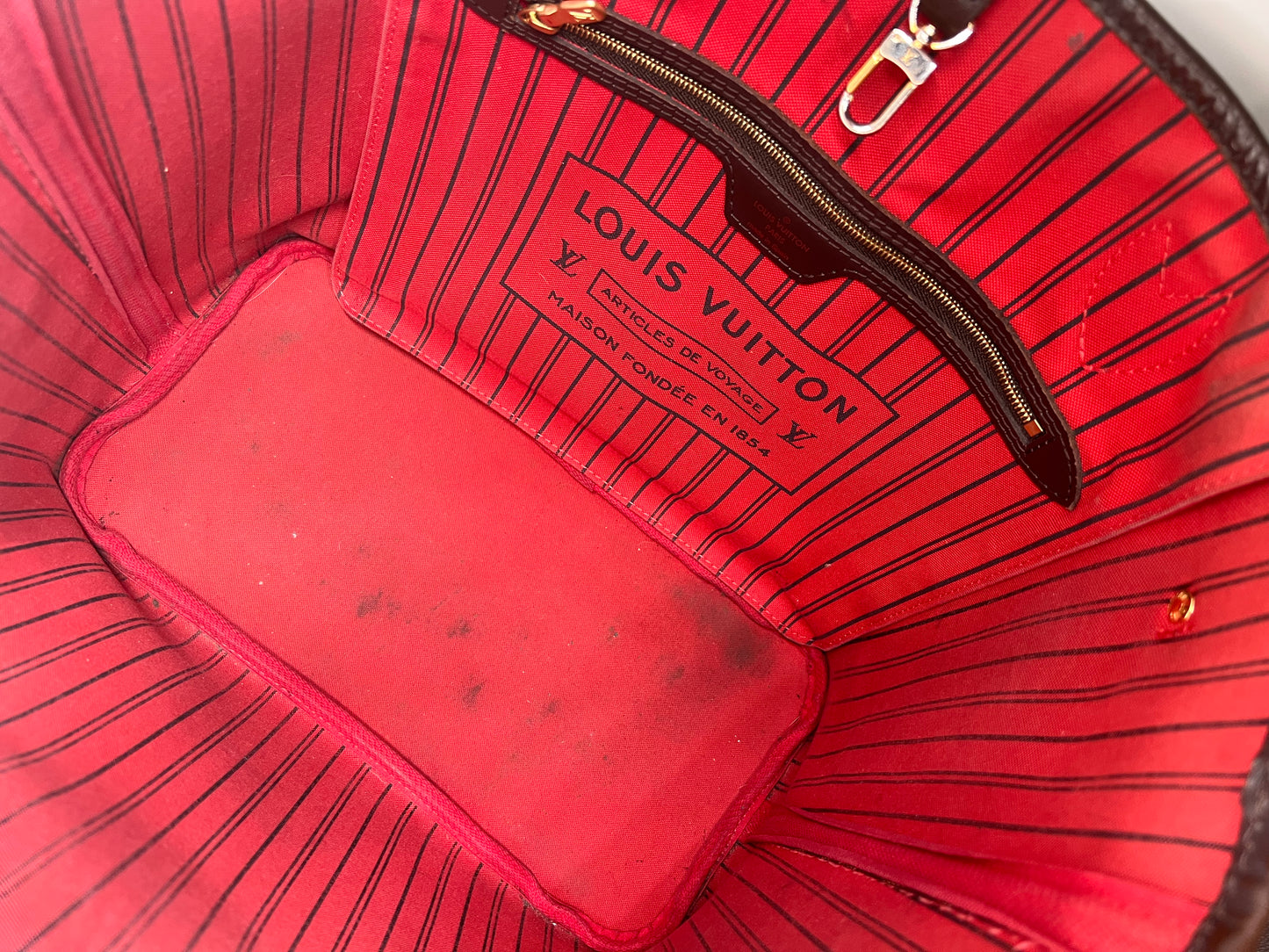Louis Vuitton Neverfull Mm - Damier Ebene