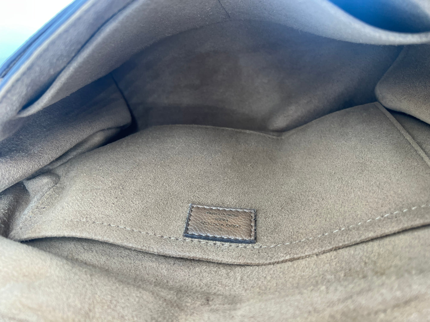Louis Vuitton Marignan - Monogram Canvad und beiges Leder