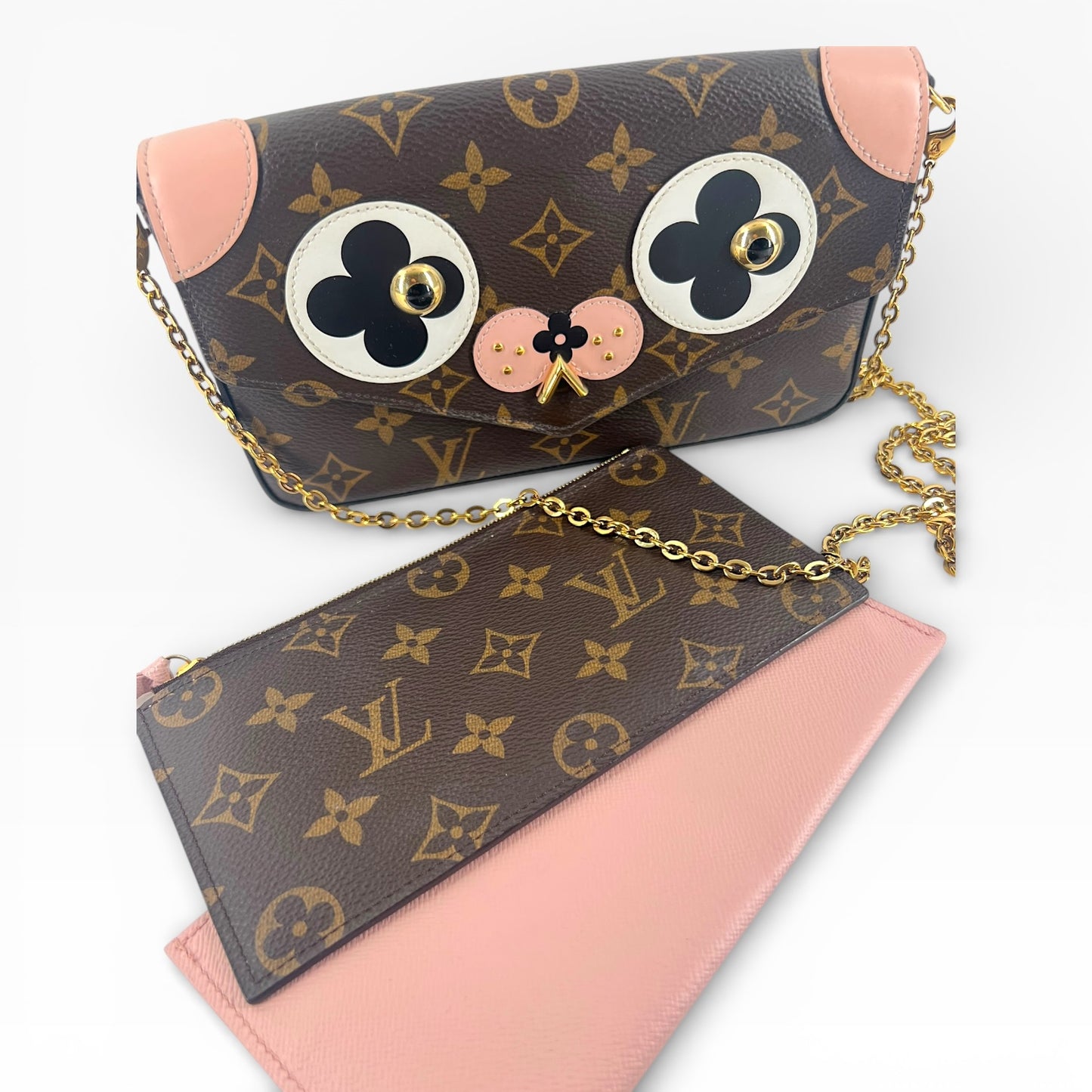 Louis Vuitton Félicie Pochette – Valentine Dog Edition