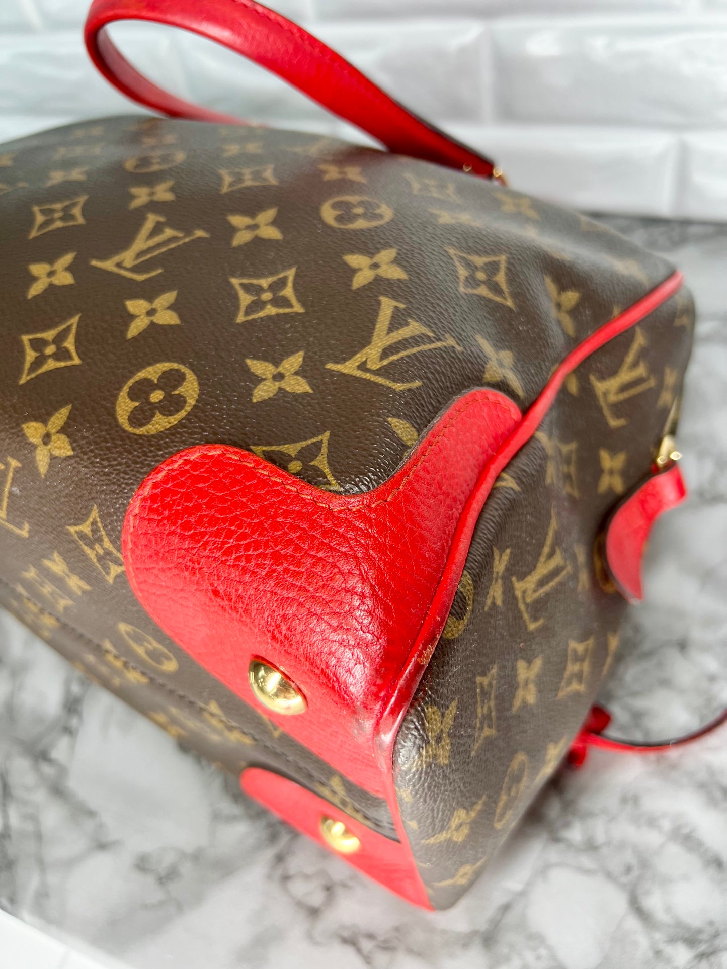 Louis Vuitton Retiro NM - Monogram Canvas / Rot