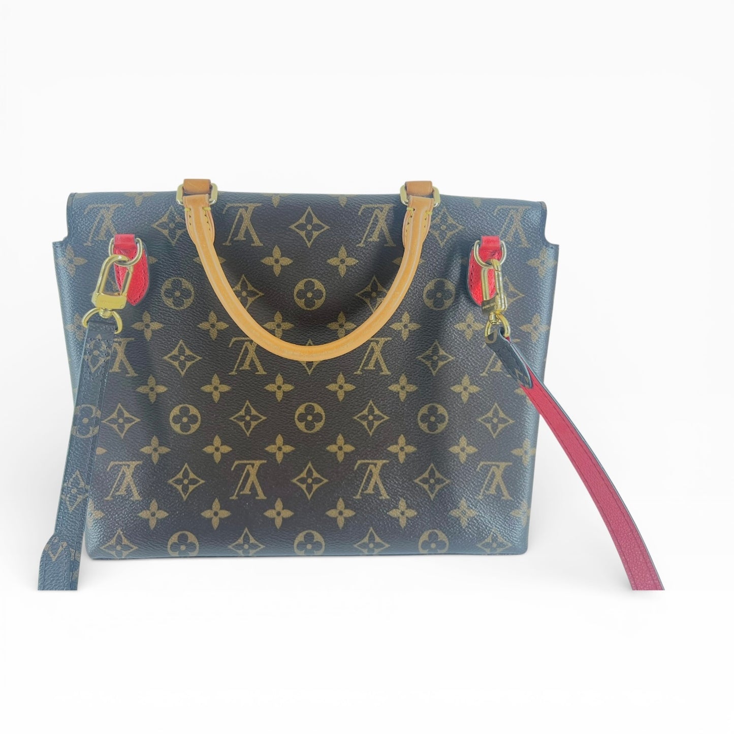 Louis Vuitton Marignan – Monogram Canvas & Rotes Leder