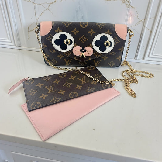Louis Vuitton Félicie Pochette – Valentine Dog Edition
