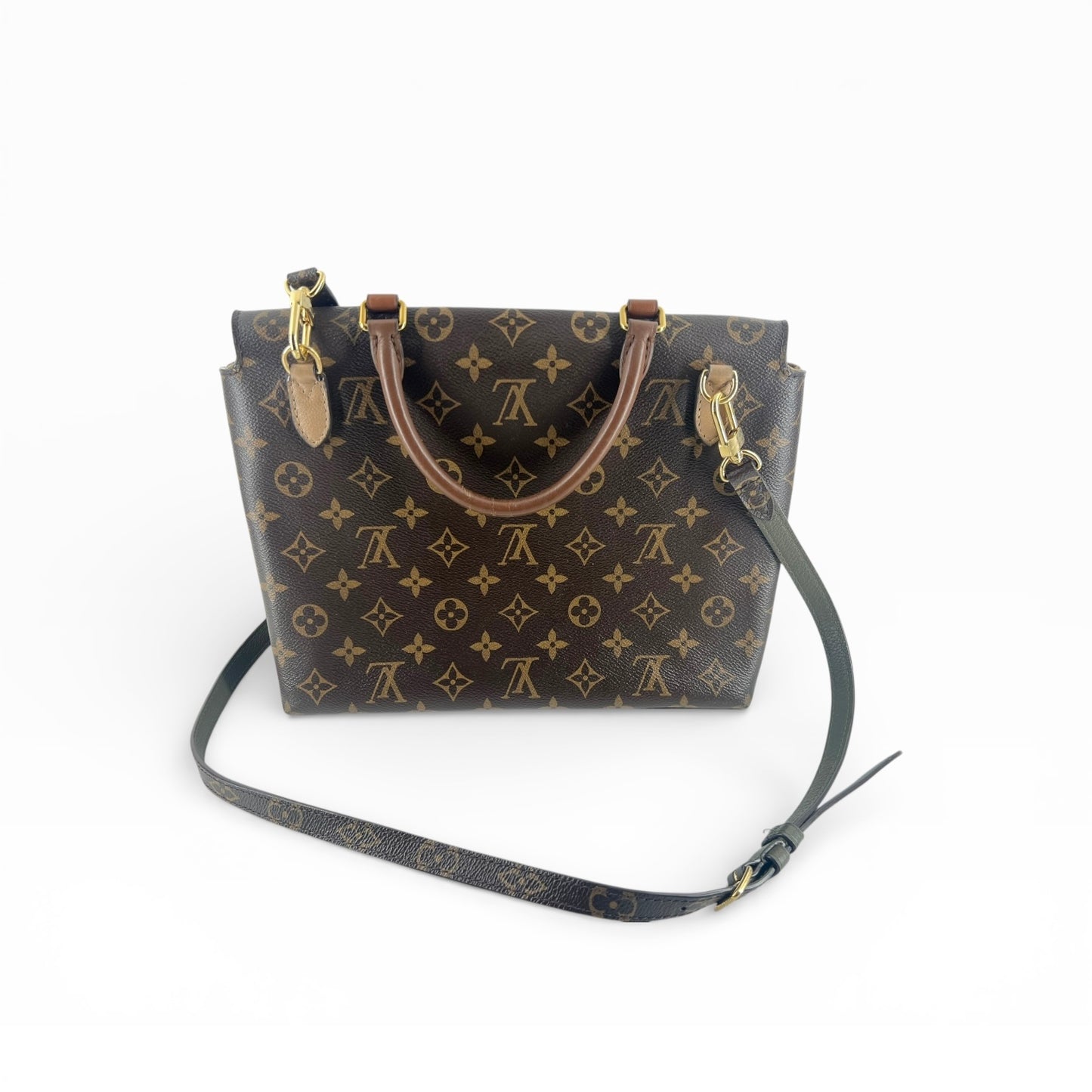 Louis Vuitton Marignan - Monogram Canvad und beiges Leder