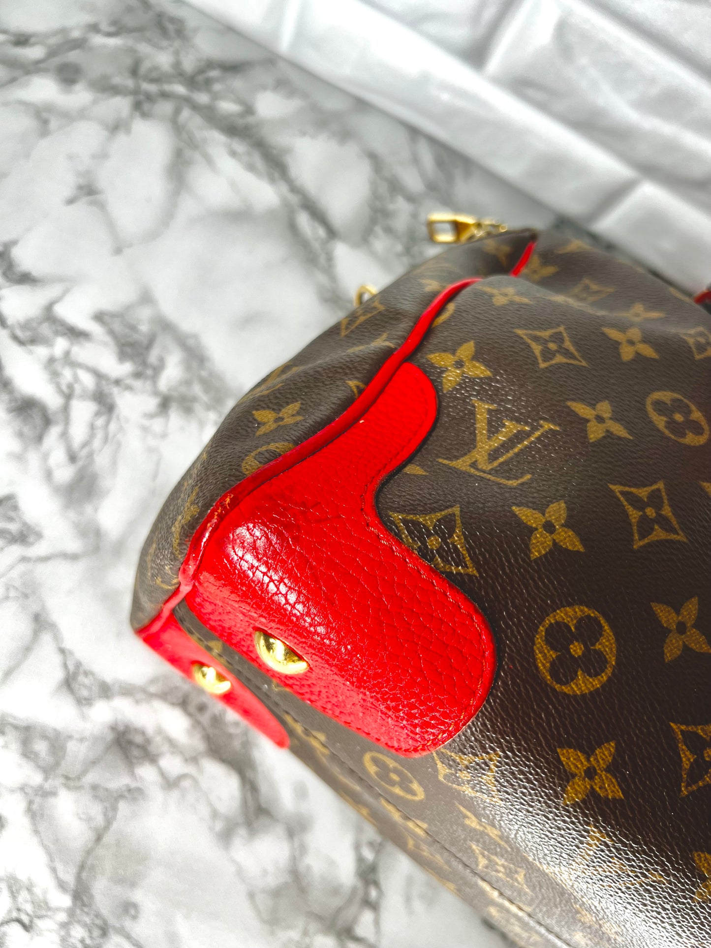 Louis Vuitton Retiro NM - Monogram Canvas / Rot