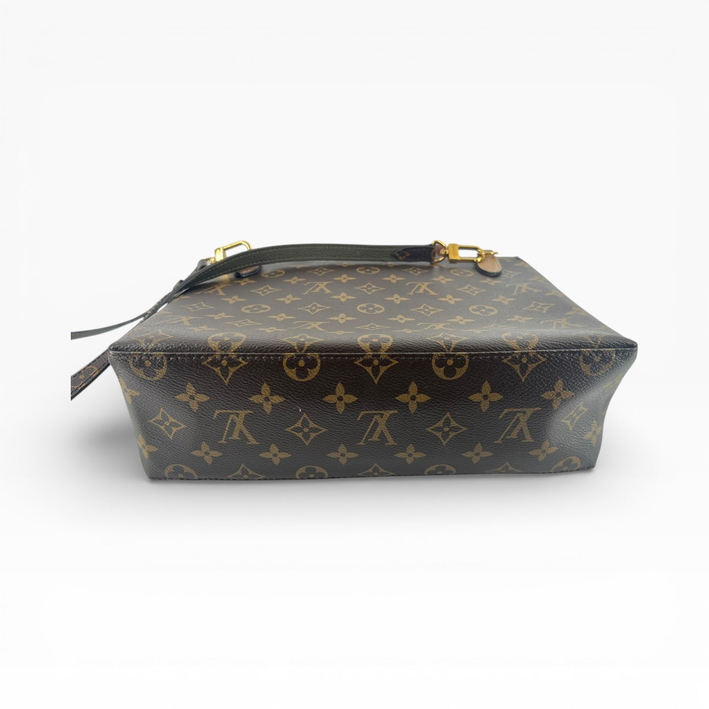 Louis Vuitton Marignan – Monogram Canvas mit beigen Leder