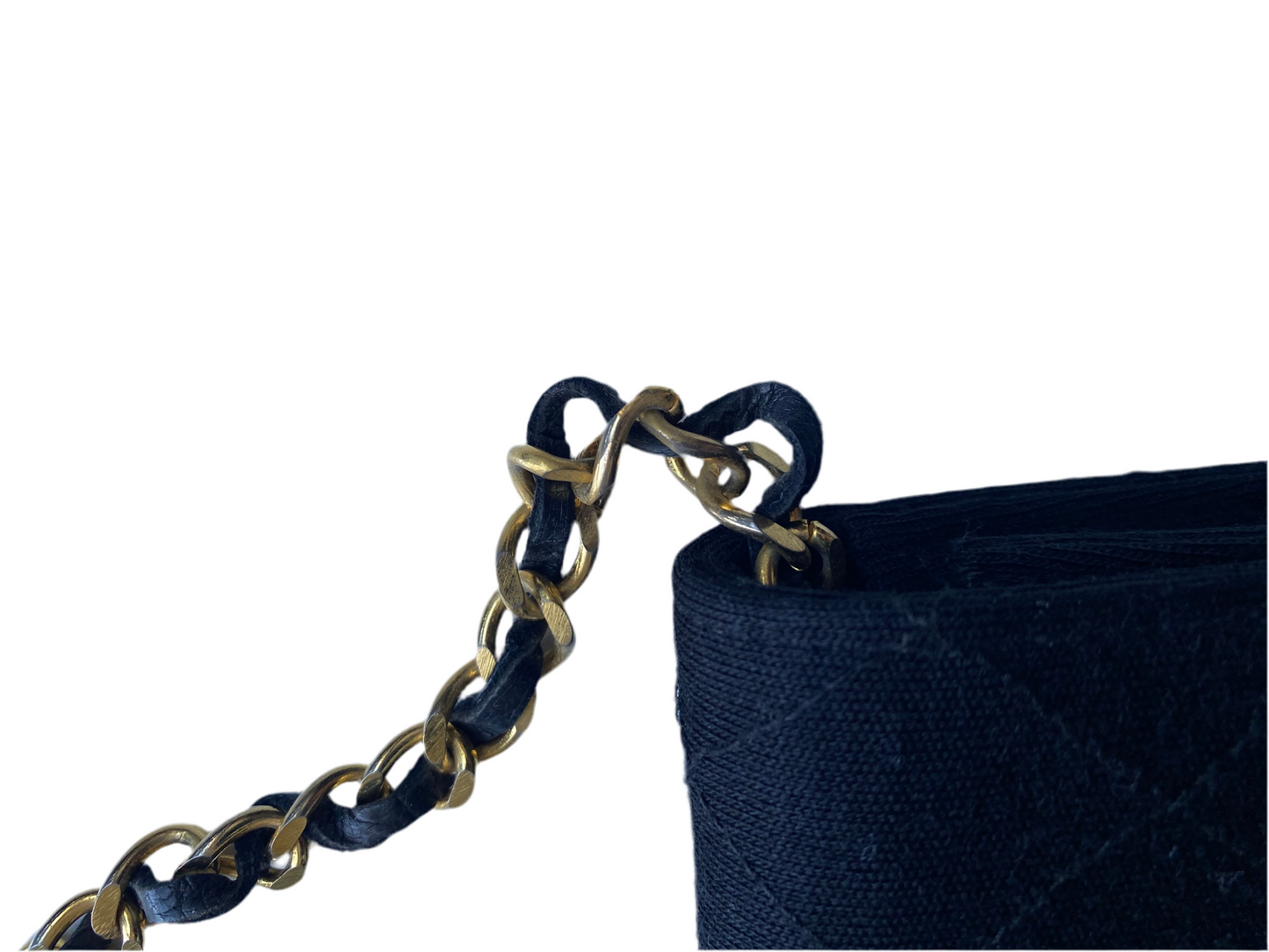 Chanel Matelassé One Flap Classic Schwarz