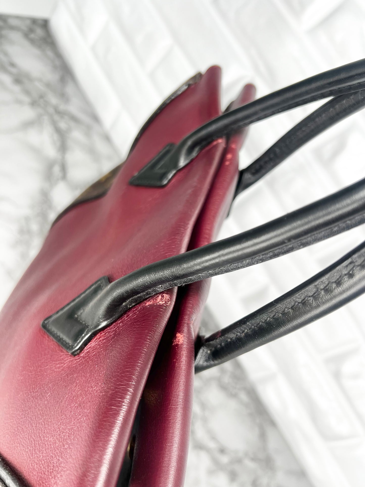 Louis Vuitton W Tote - Kalbsleder & Monogram Canvas