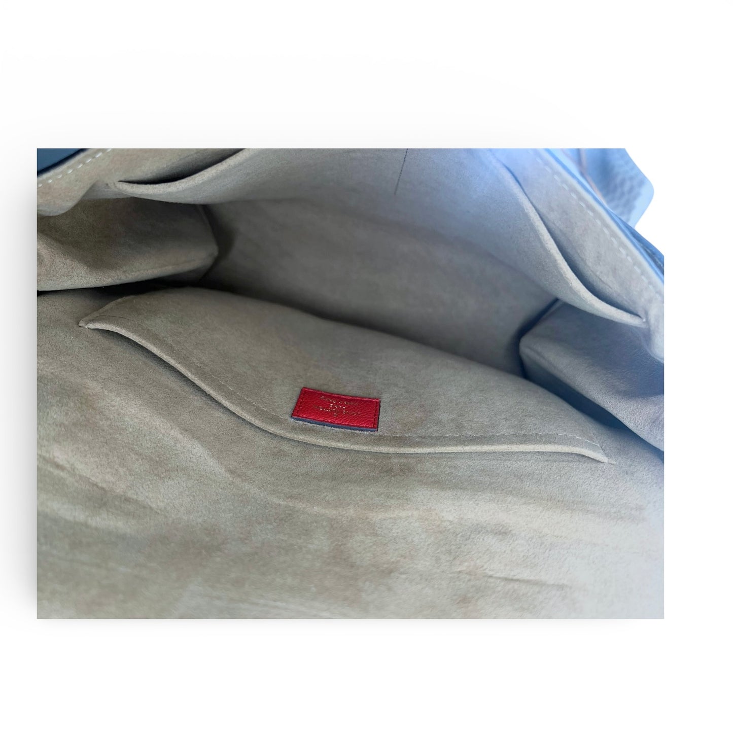 Louis Vuitton Marignan – Monogram Canvas & Rotes Leder