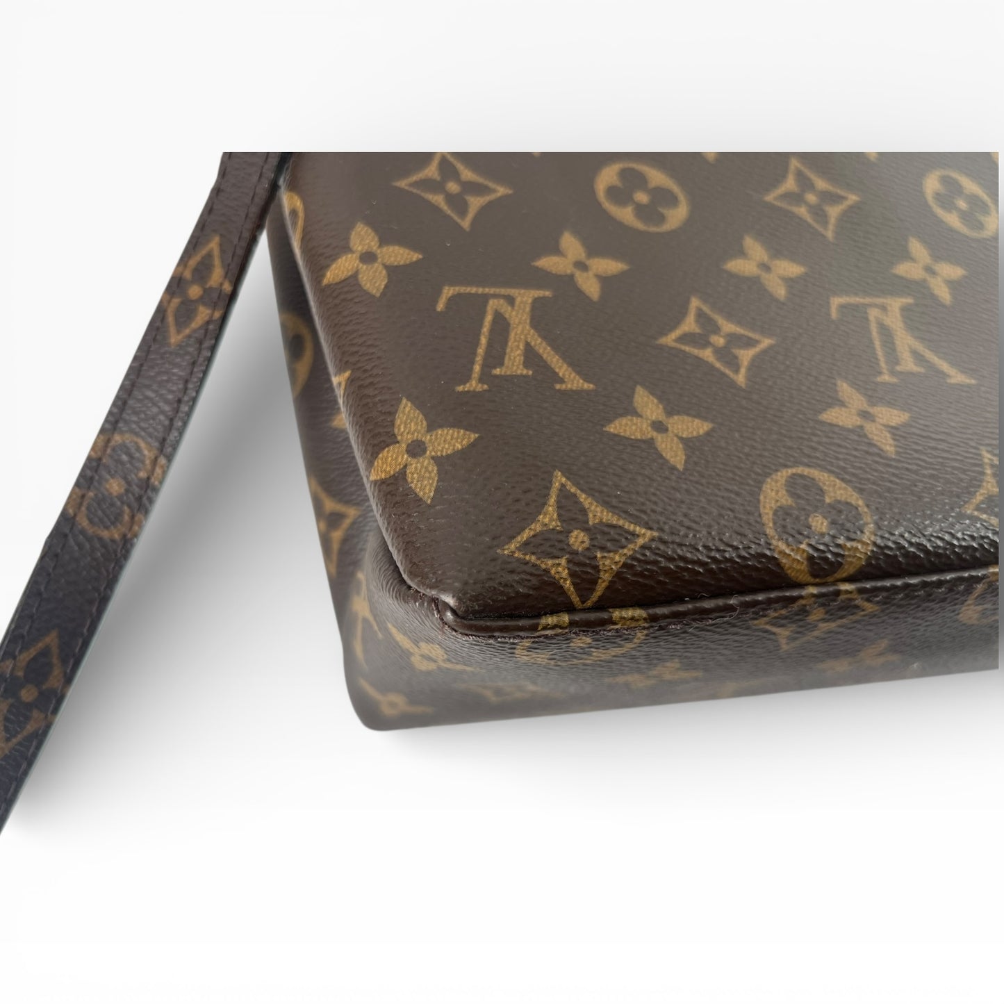 Louis Vuitton Marignan – Monogram Canvas mit beigen Leder