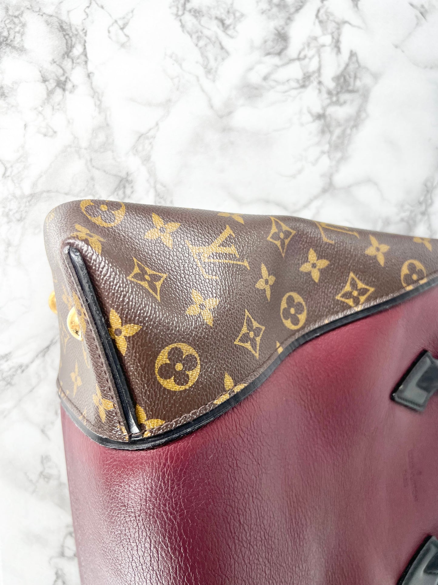 Louis Vuitton W Tote - Kalbsleder & Monogram Canvas