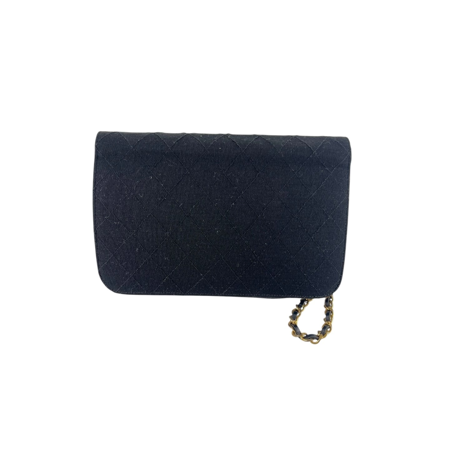 Chanel Matelassé One Flap Classic Schwarz