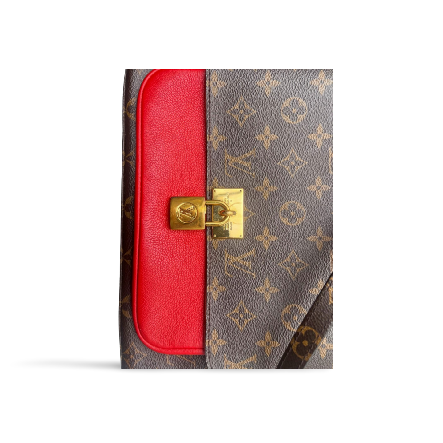 Louis Vuitton Marignan – Monogram Canvas & Rotes Leder