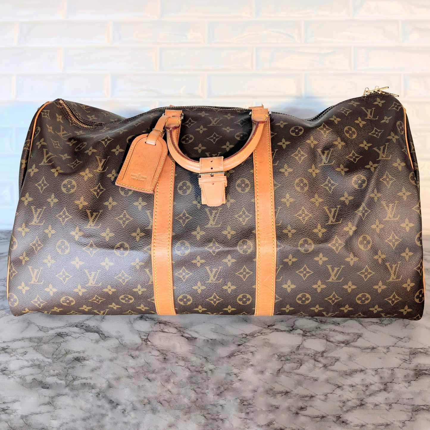 Louis Vuitton Keepall 55 Bandouliere- Monogram Canvas