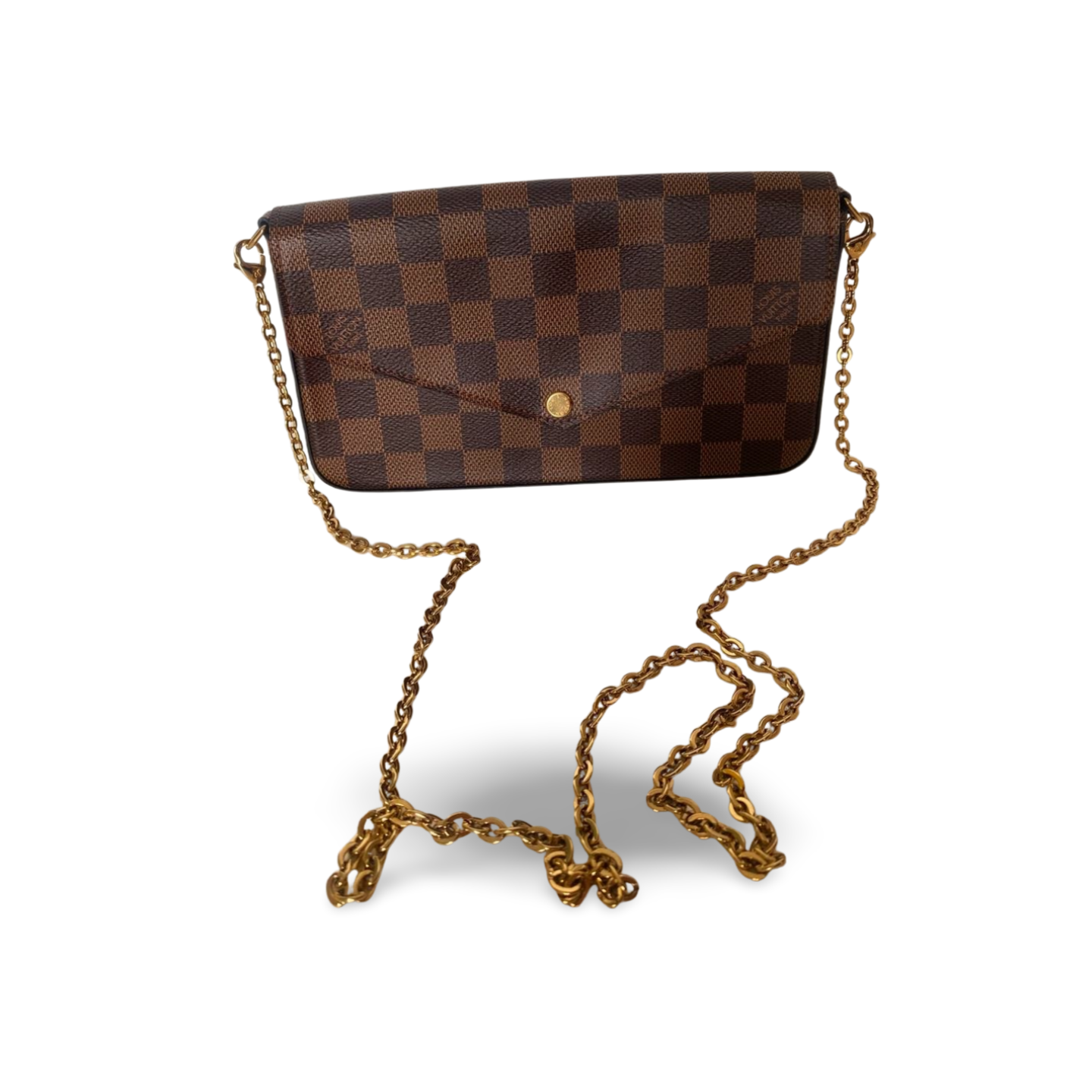 Louis Vuitton Pochette Félicie – Damier Ebene Canvas