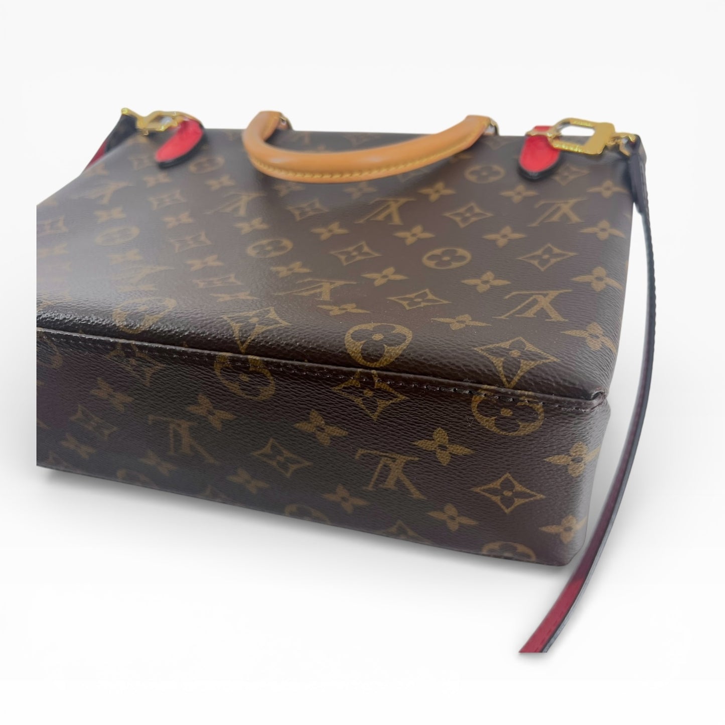 Louis Vuitton Marignan – Monogram Canvas & Rotes Leder