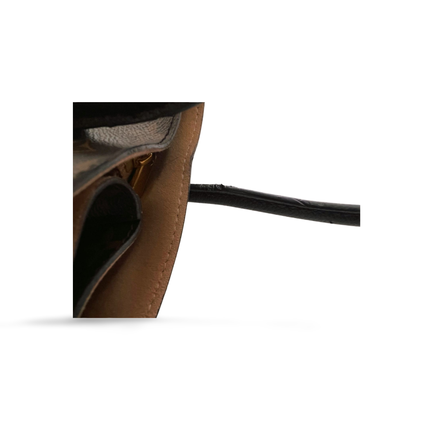 Louis Vuitton Flandrin Monogram mit Leder in Schwarz (Noir)