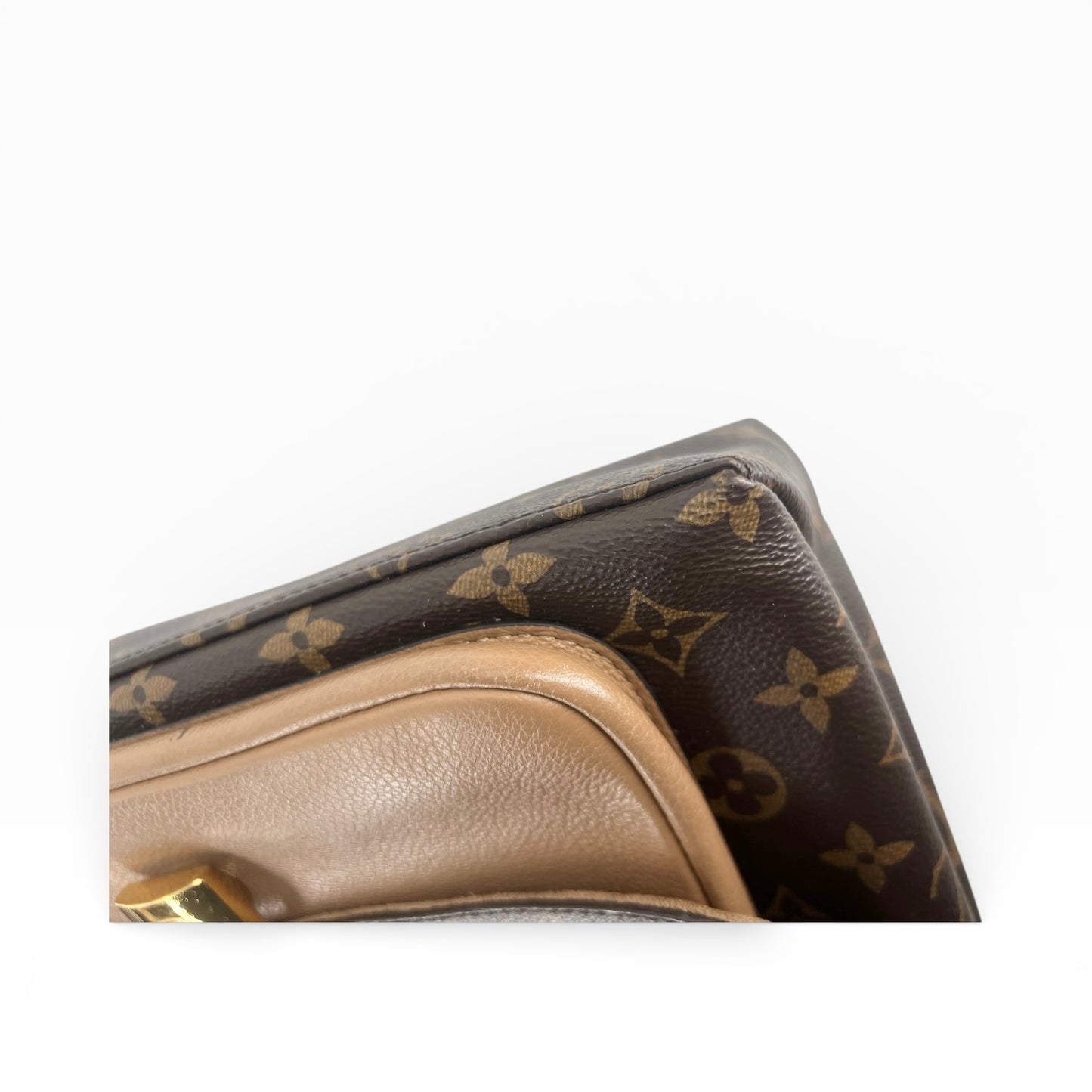 Louis Vuitton Marignan - Monogram Canvad und beiges Leder