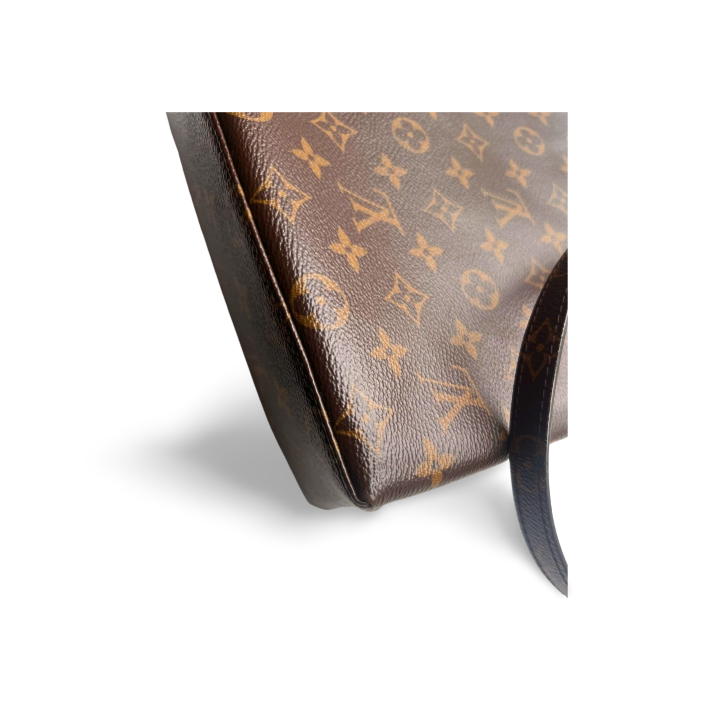 Louis Vuitton Marignan – Monogram Canvas & Rotes Leder