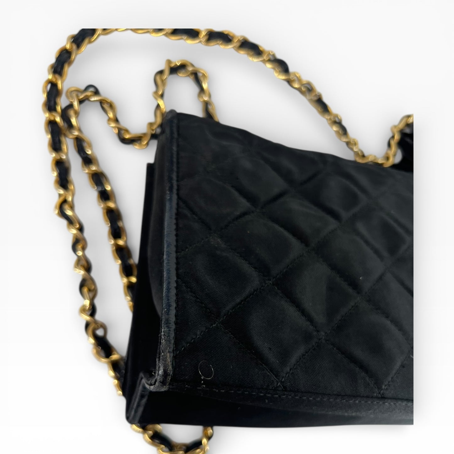 Chanel Vintage Fringe Chain Flap Bag