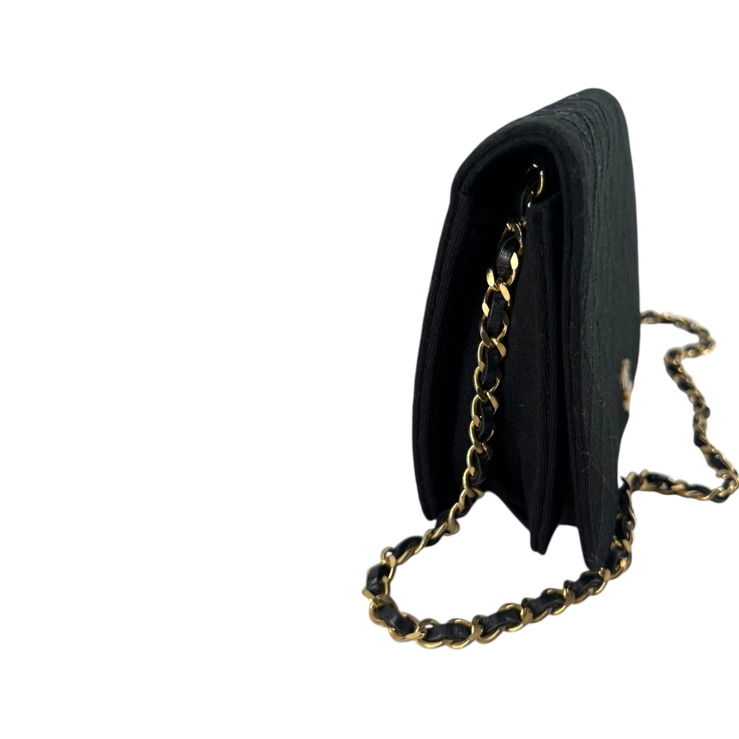 Chanel Matelassé One Flap Classic Schwarz