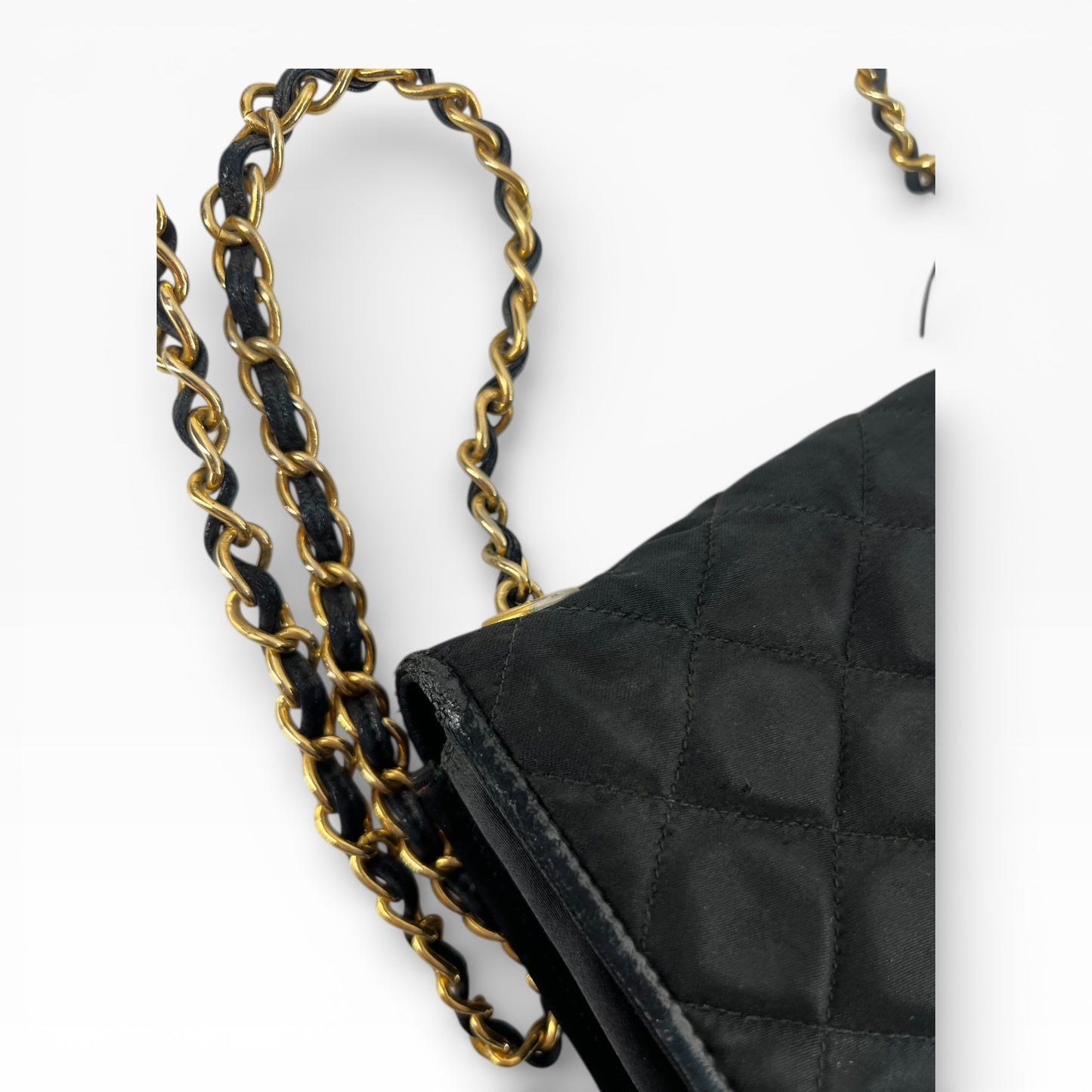 Chanel Vintage Fringe Chain Flap Bag