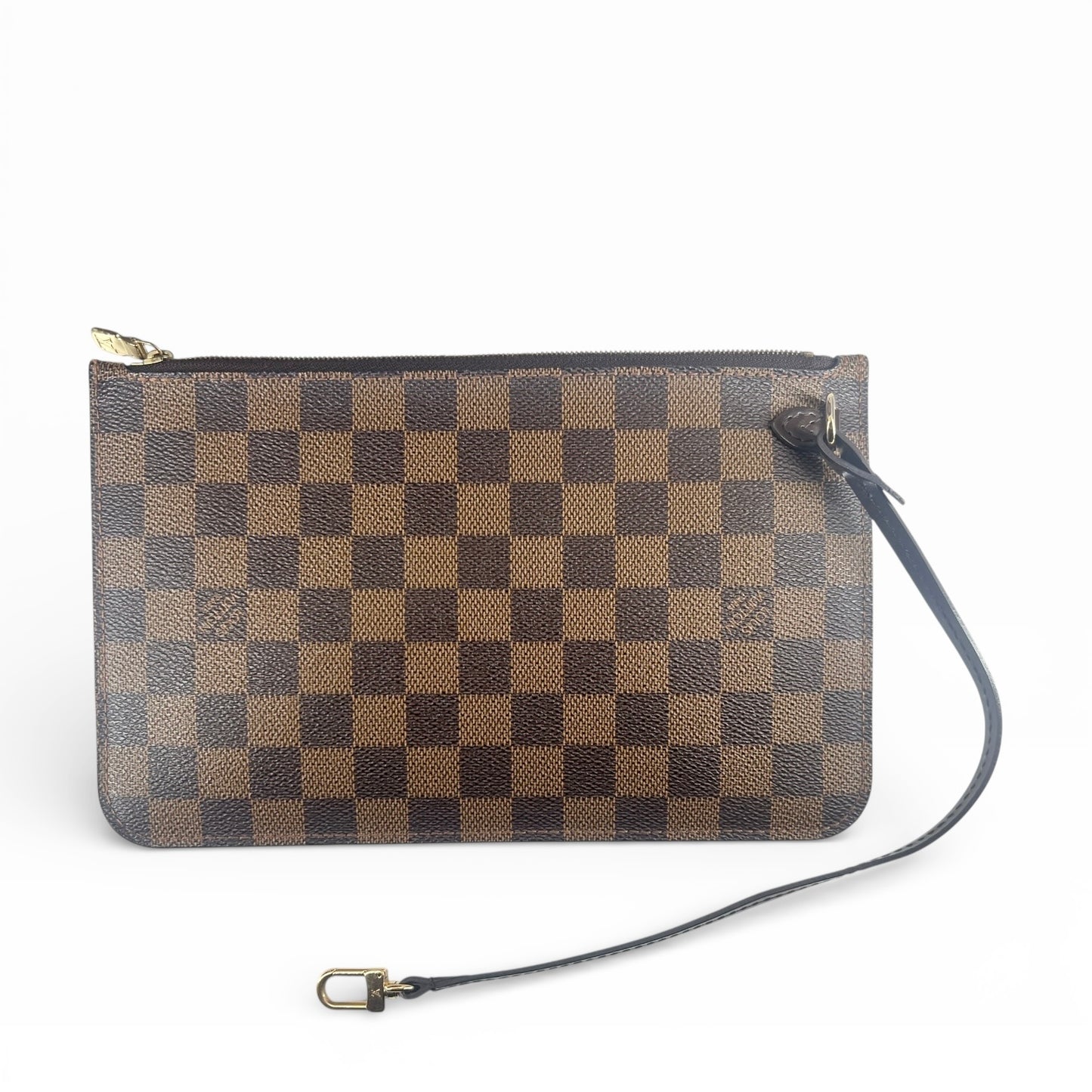 Louis Vuitton Neverfull MM mit Pouch - Damier Ebene