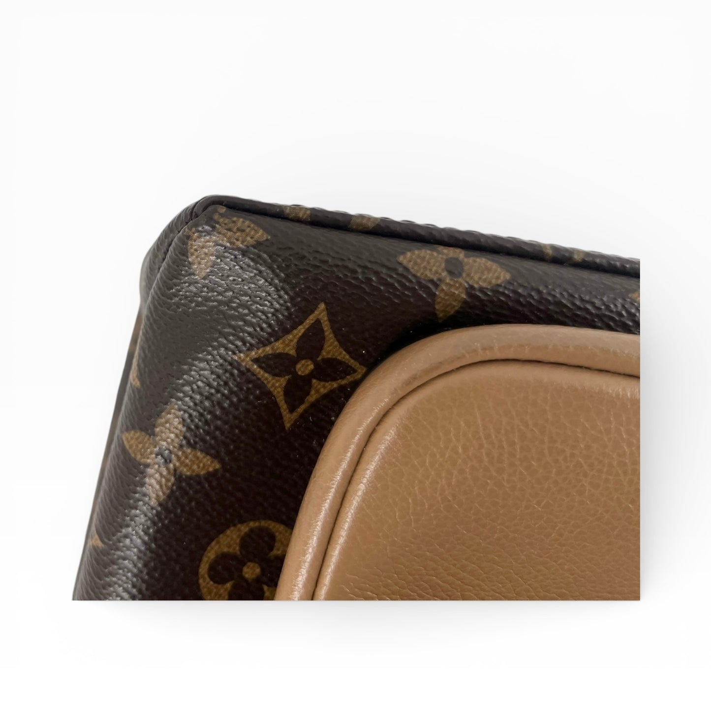 Louis Vuitton Marignan - Monogram Canvad und beiges Leder