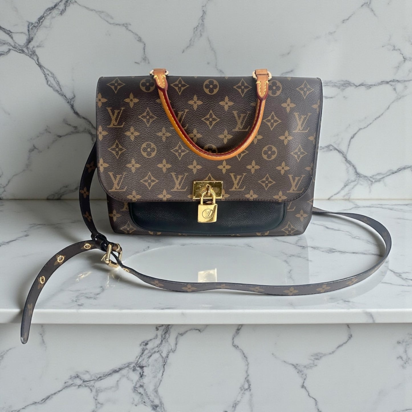 Louis Vuitton Marignan – Schwarz und Monogram