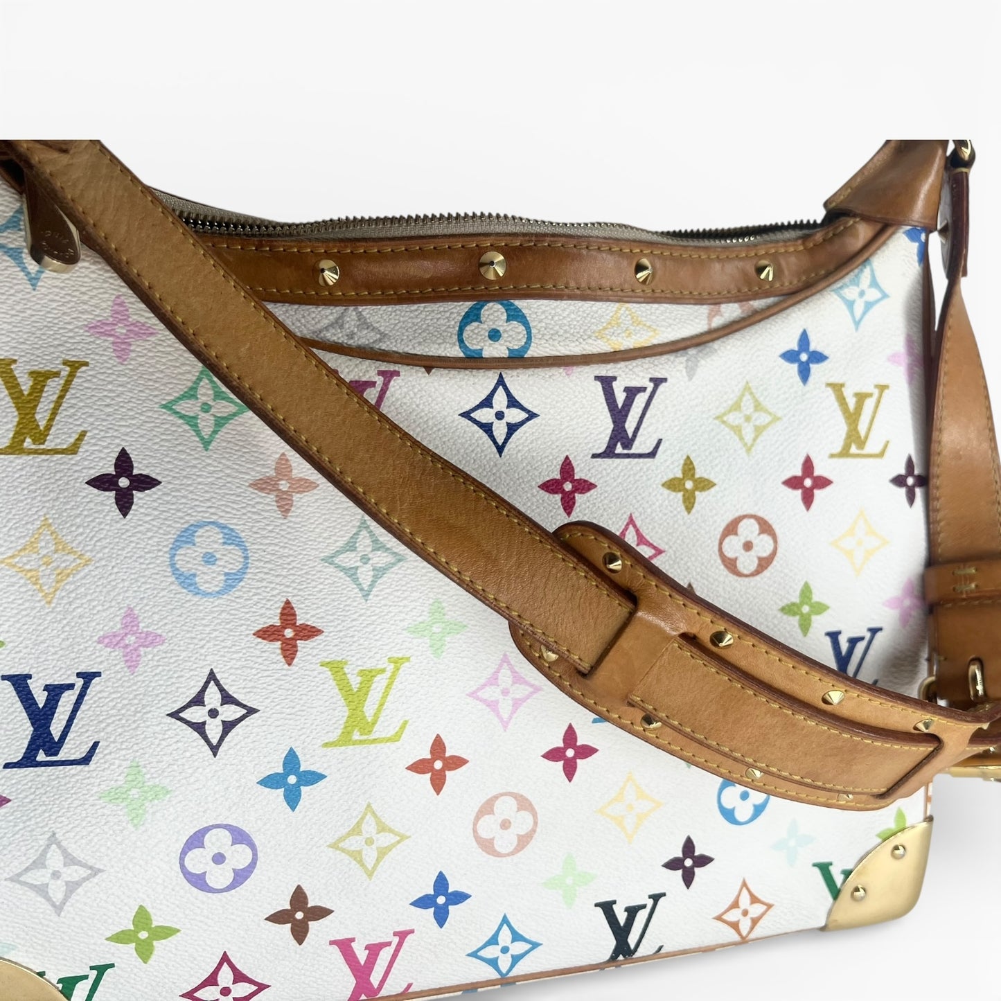 Louis Vuitton Boulogne – Takashi Murakami Multicolor (Weiß)