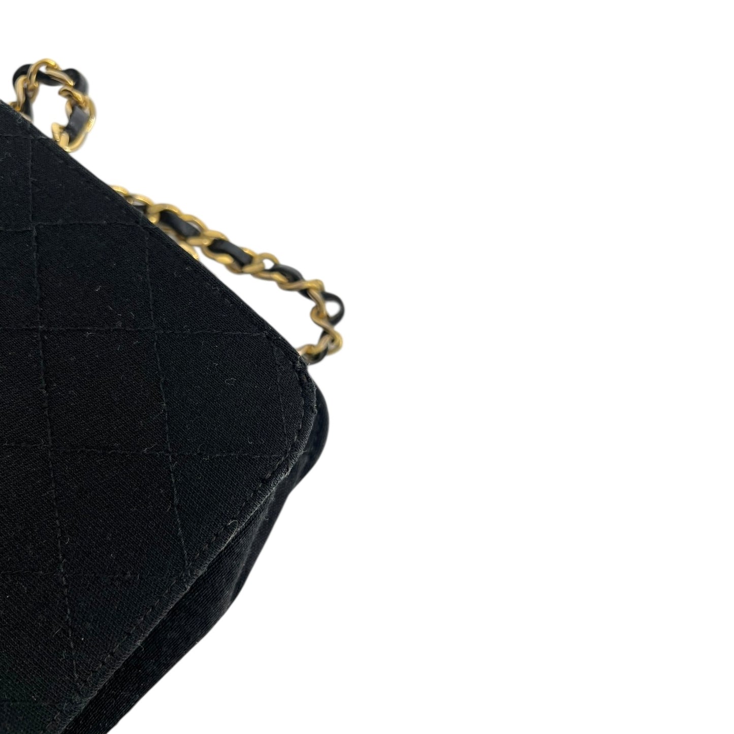 Chanel Matelassé One Flap Classic Schwarz