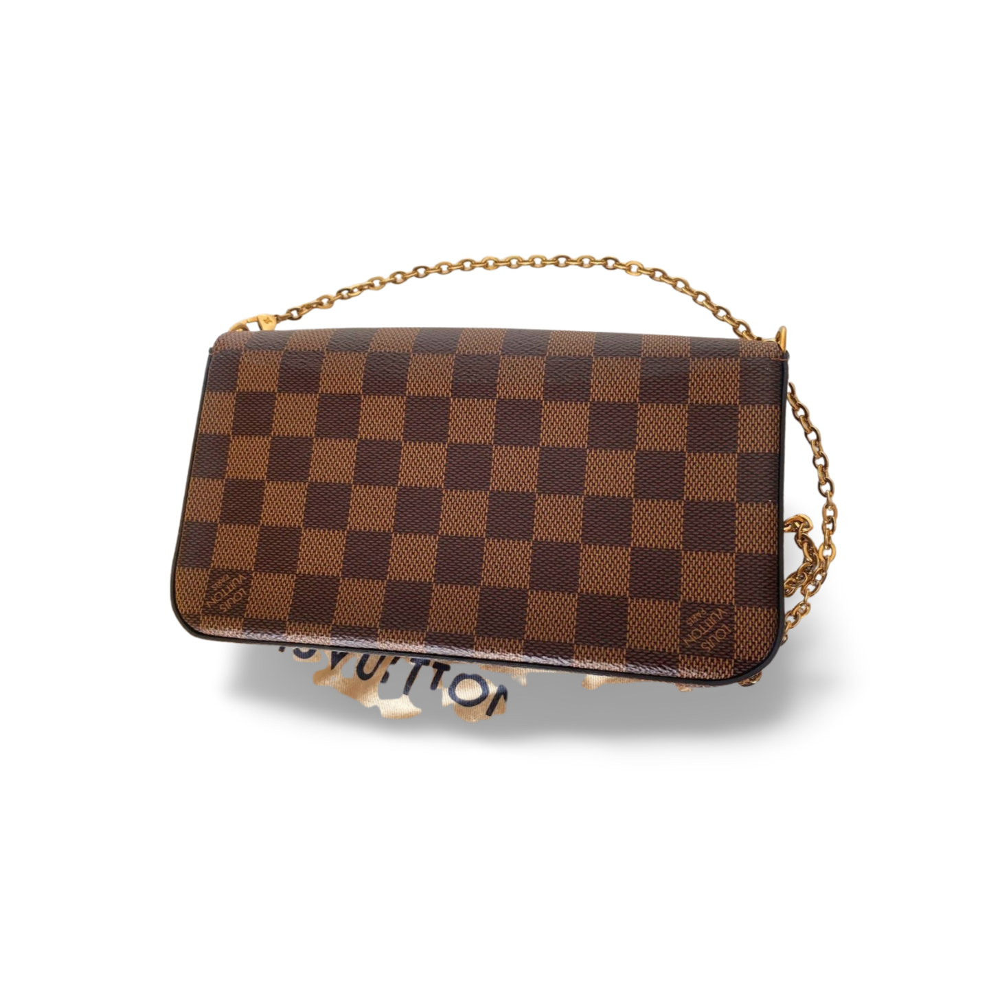 Louis Vuitton Pochette Félicie – Damier Ebene Canvas