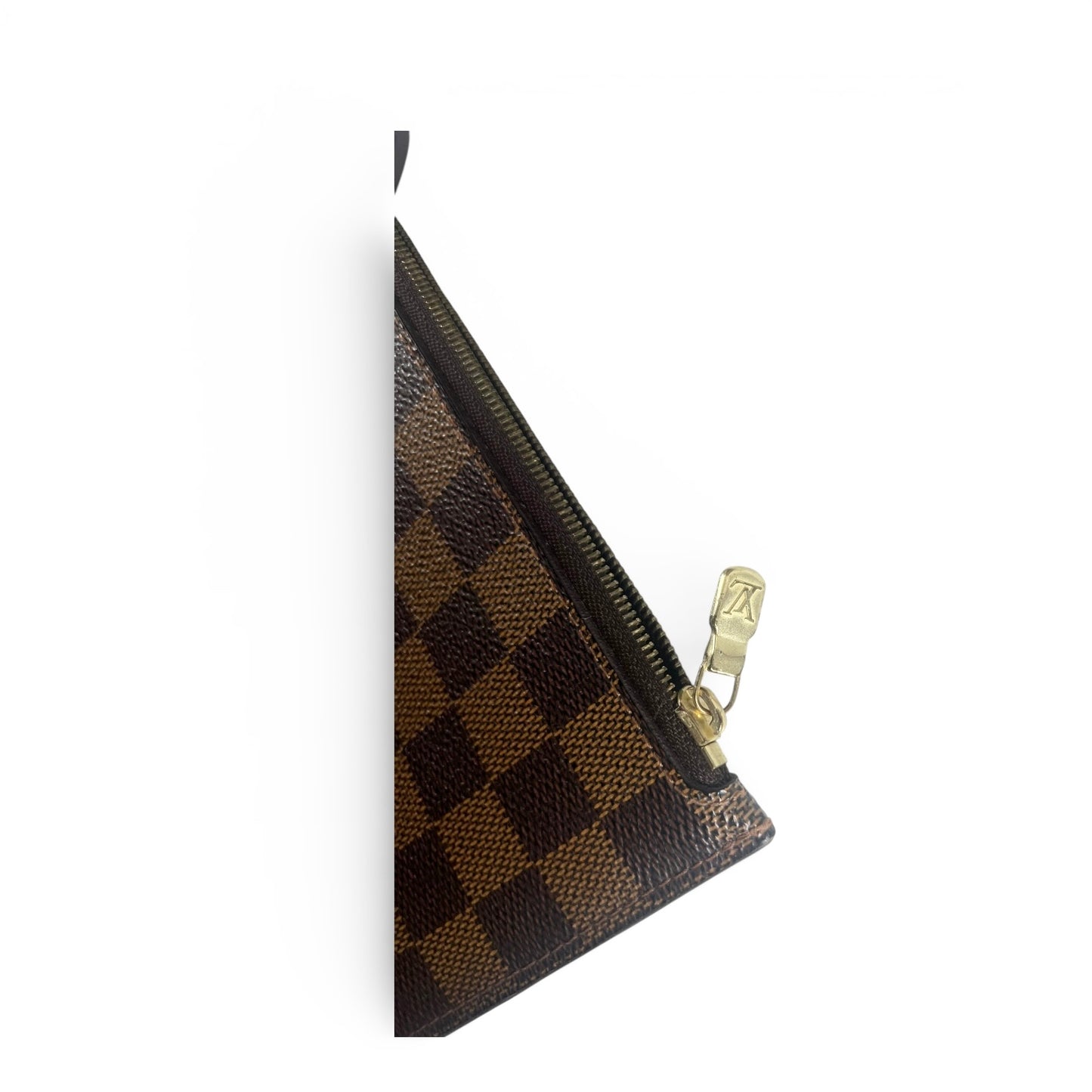 Louis Vuitton Neverfull MM mit Pouch - Damier Ebene