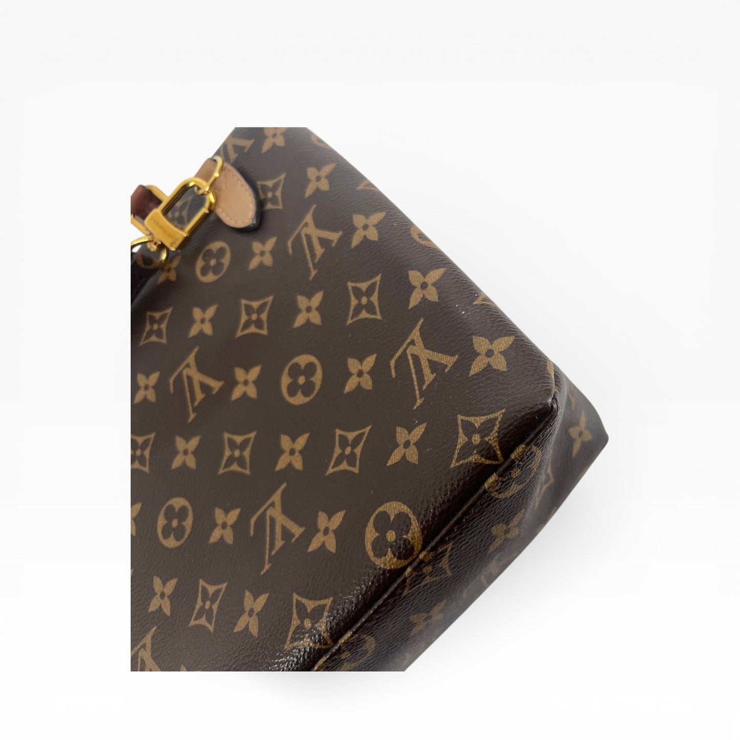 Louis Vuitton Marignan – Monogram Canvas mit beigen Leder