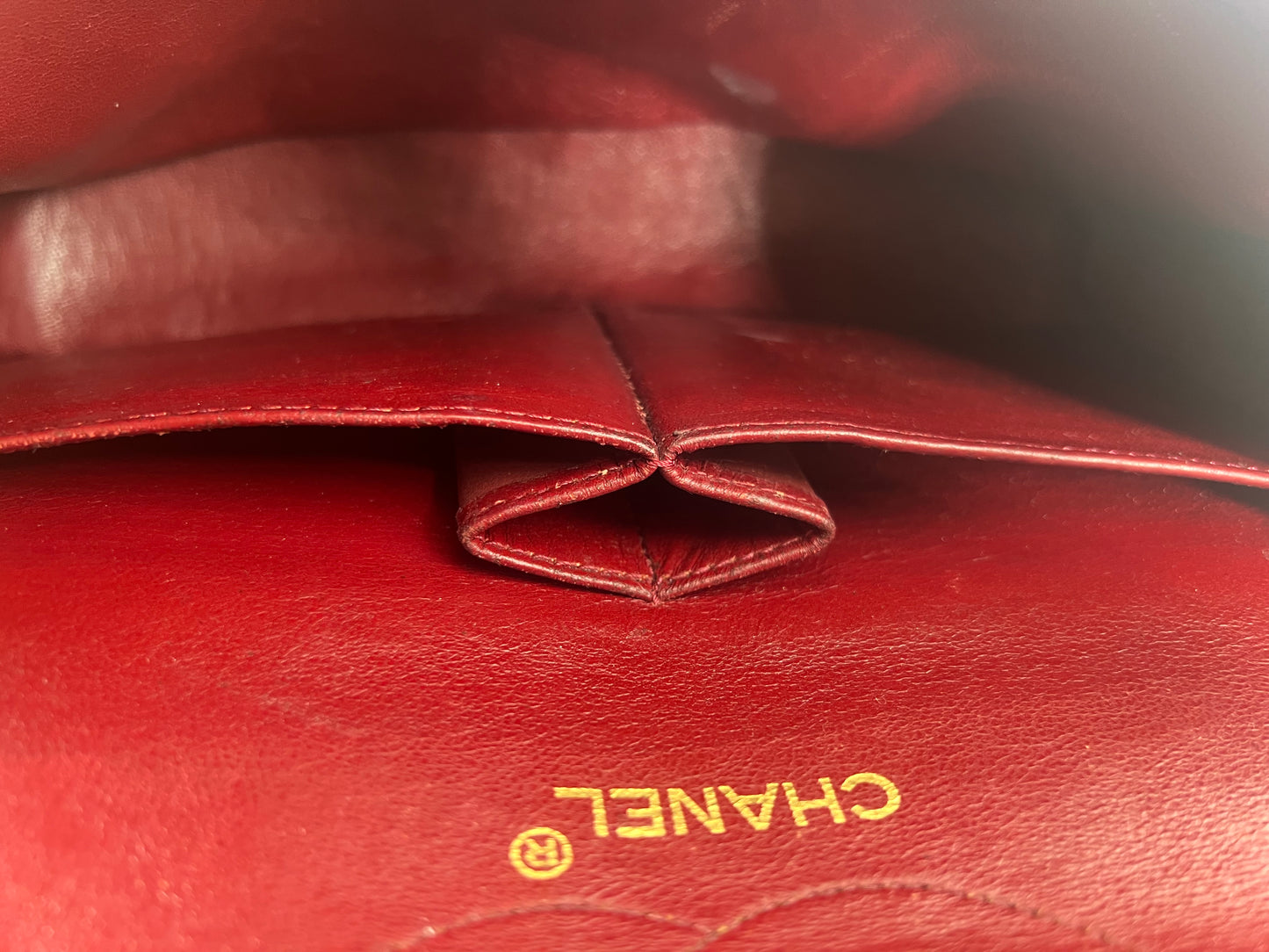 Chanel Double Flap Classic schwarzes Lammleder