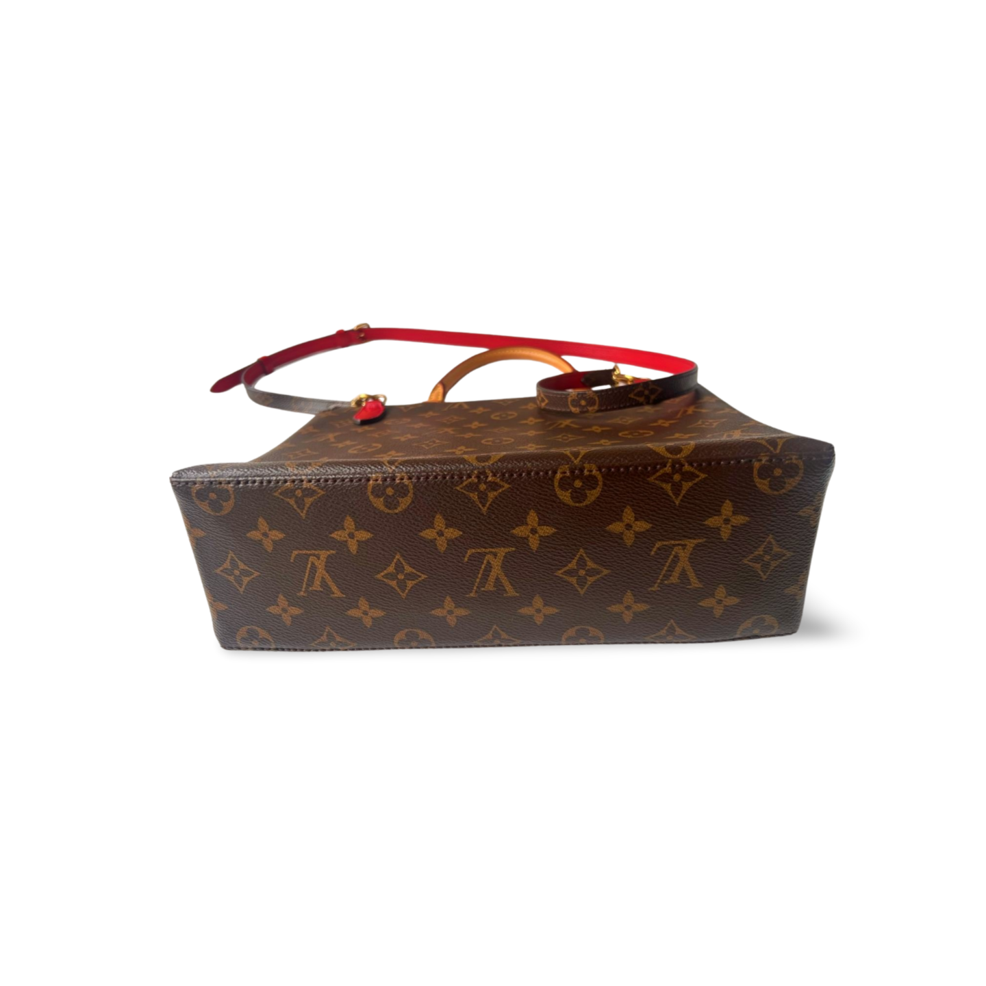 Louis Vuitton Marignan – Monogram Canvas & Rotes Leder