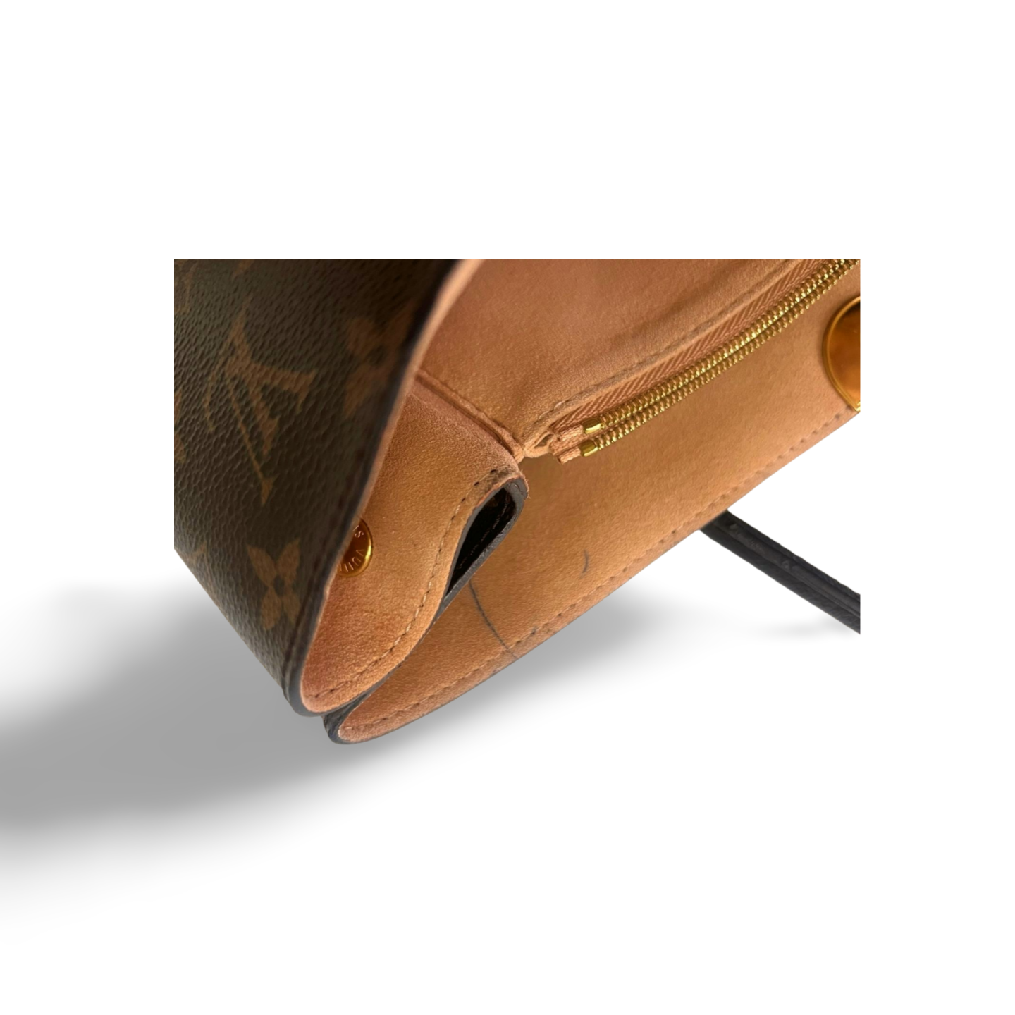 Louis Vuitton Flandrin Monogram mit Leder in Schwarz (Noir)