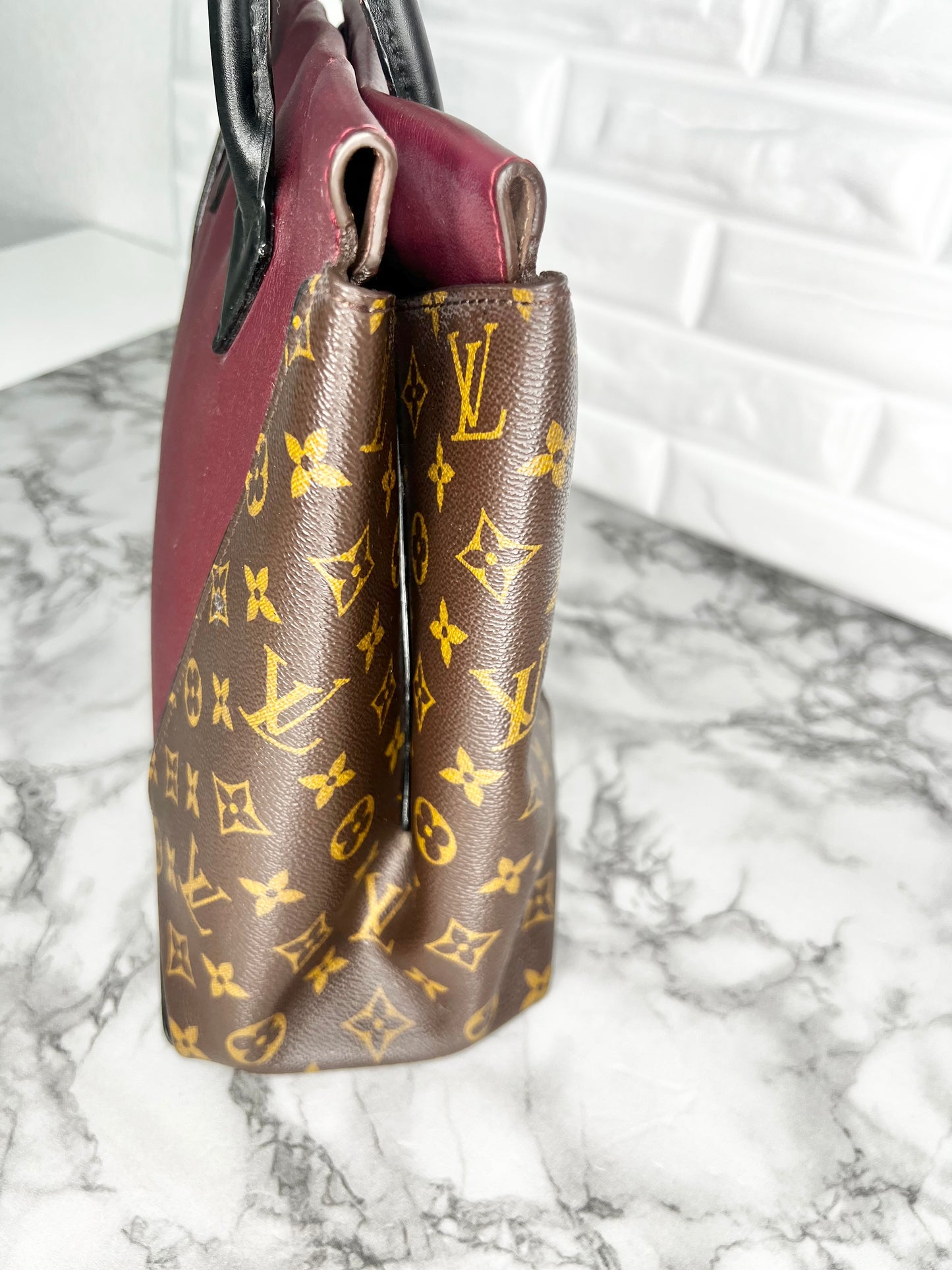Louis Vuitton W Tote - Kalbsleder & Monogram Canvas
