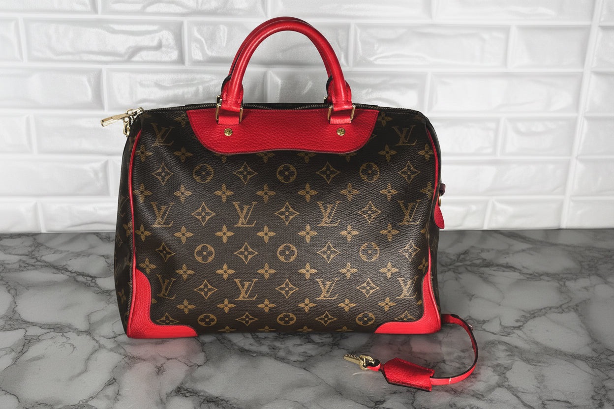 Louis Vuitton Retiro NM - Monogram Canvas / Rot
