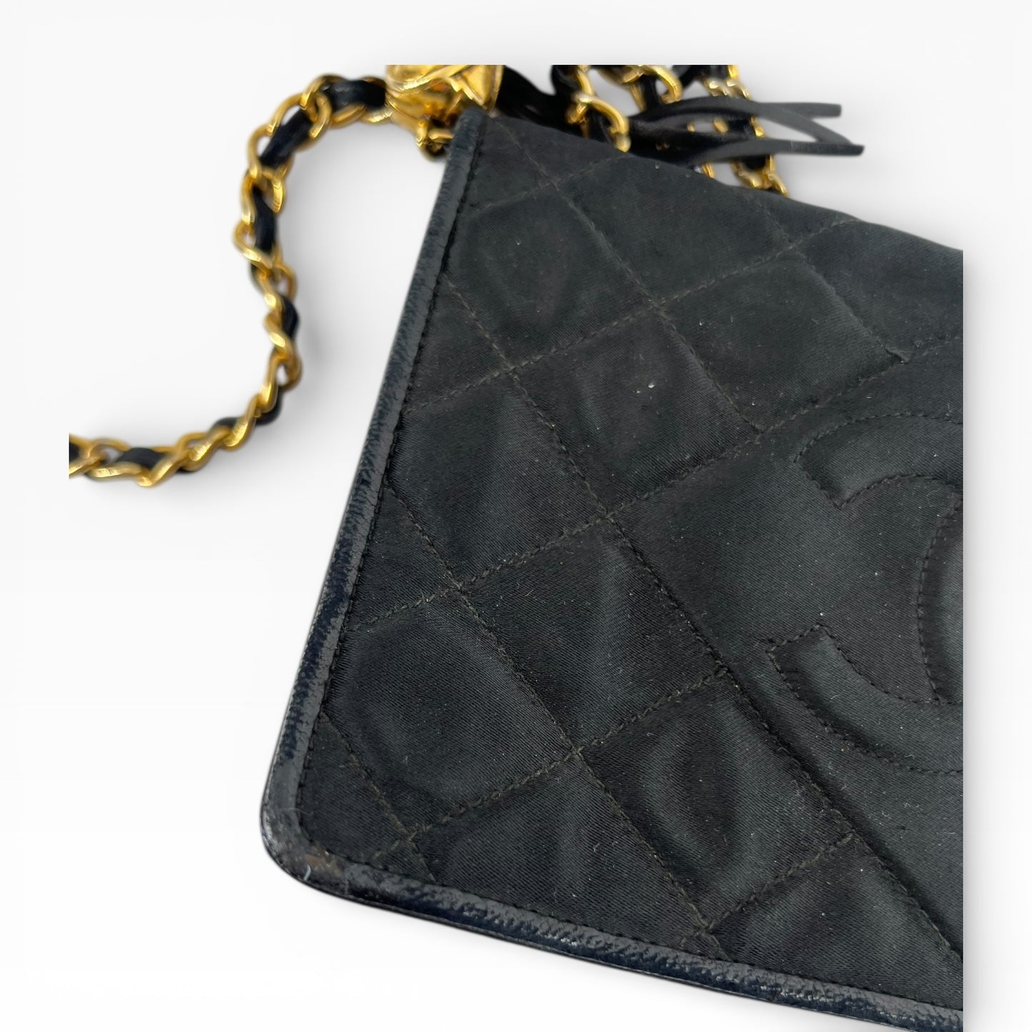 Chanel Vintage Fringe Chain Flap Bag