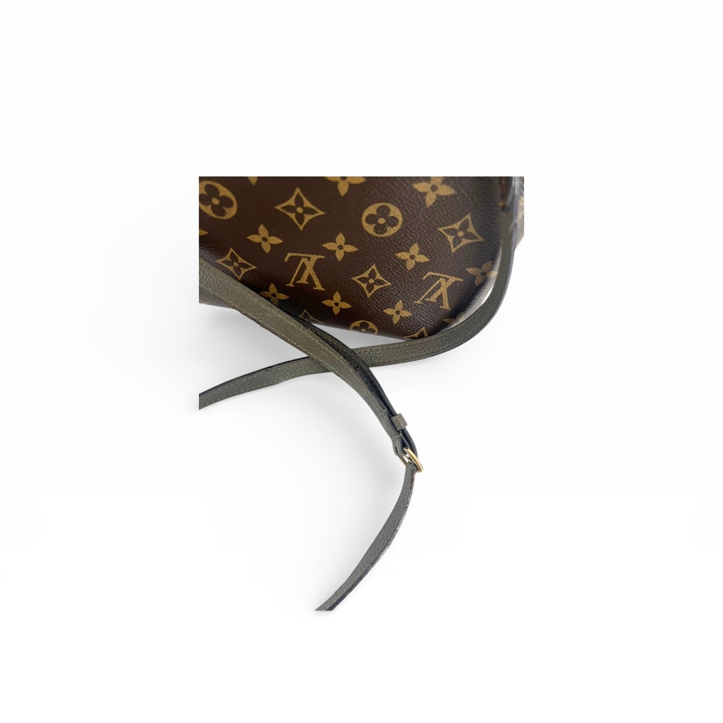 Louis Vuitton Marignan – Monogram Canvas mit beigen Leder