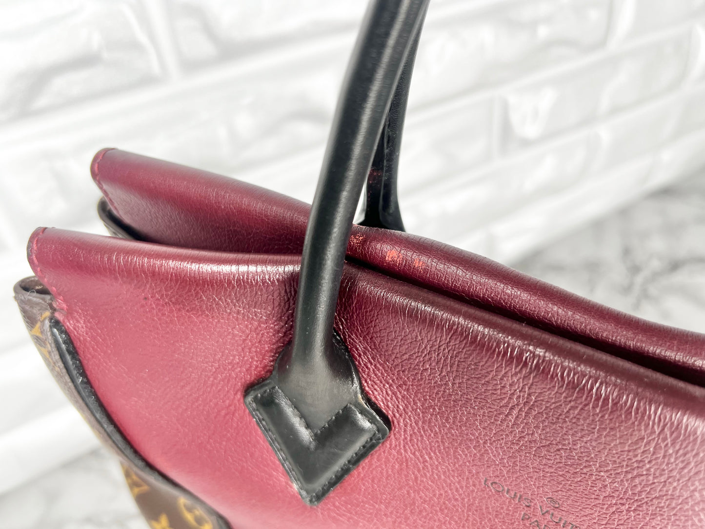 Louis Vuitton W Tote - Kalbsleder & Monogram Canvas