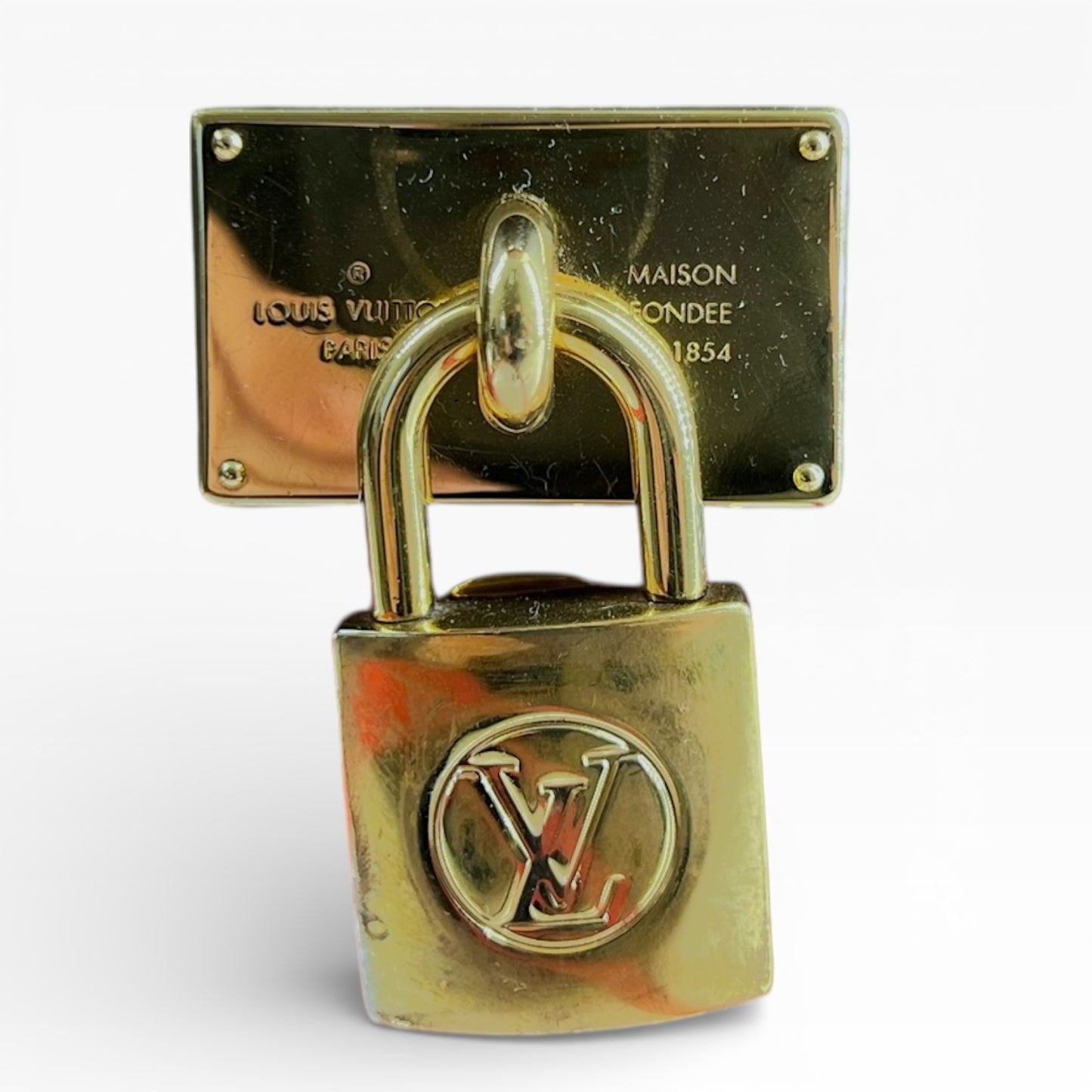 Louis Vuitton Marignan – Monogram Canvas & Rotes Leder