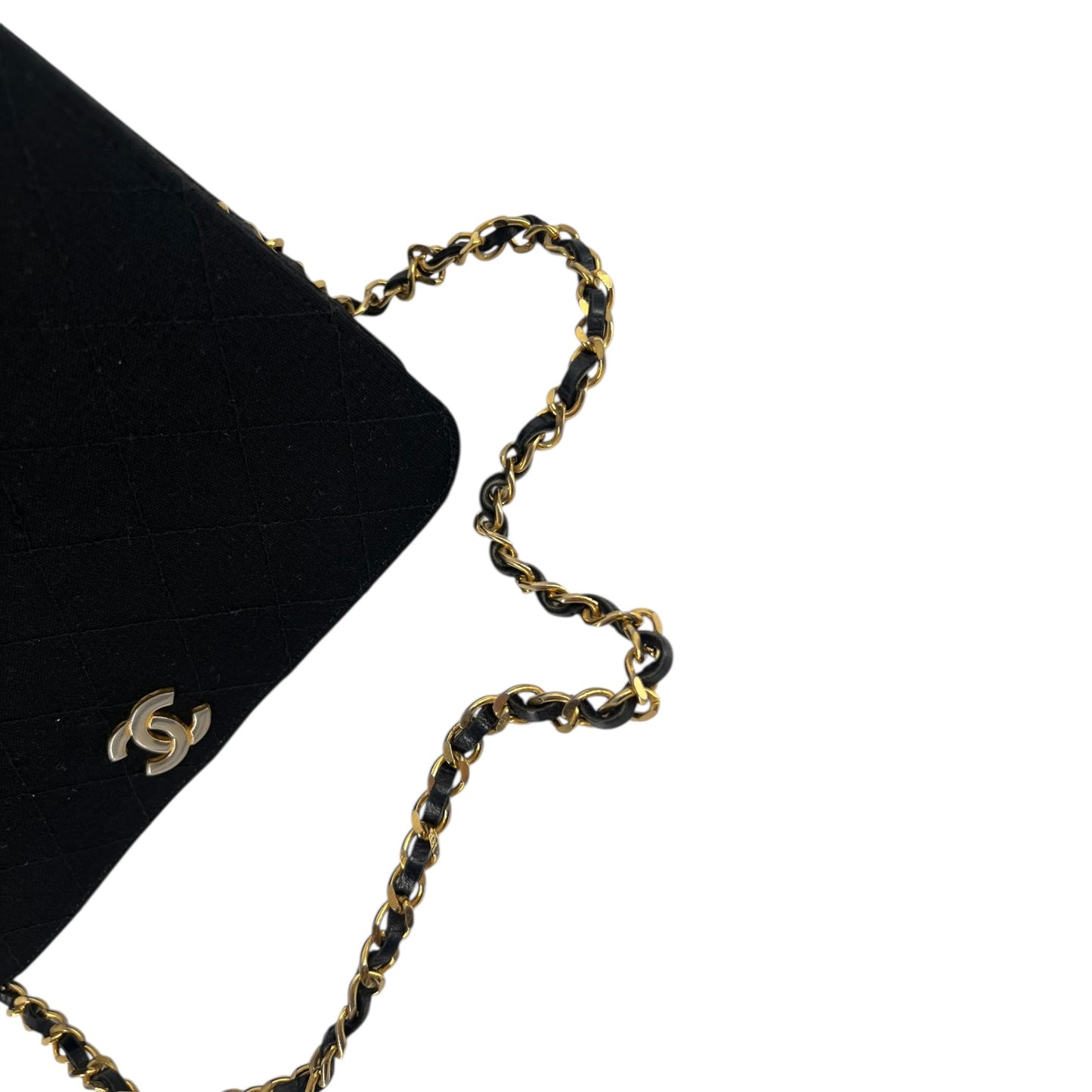 Chanel Matelassé One Flap Classic Schwarz
