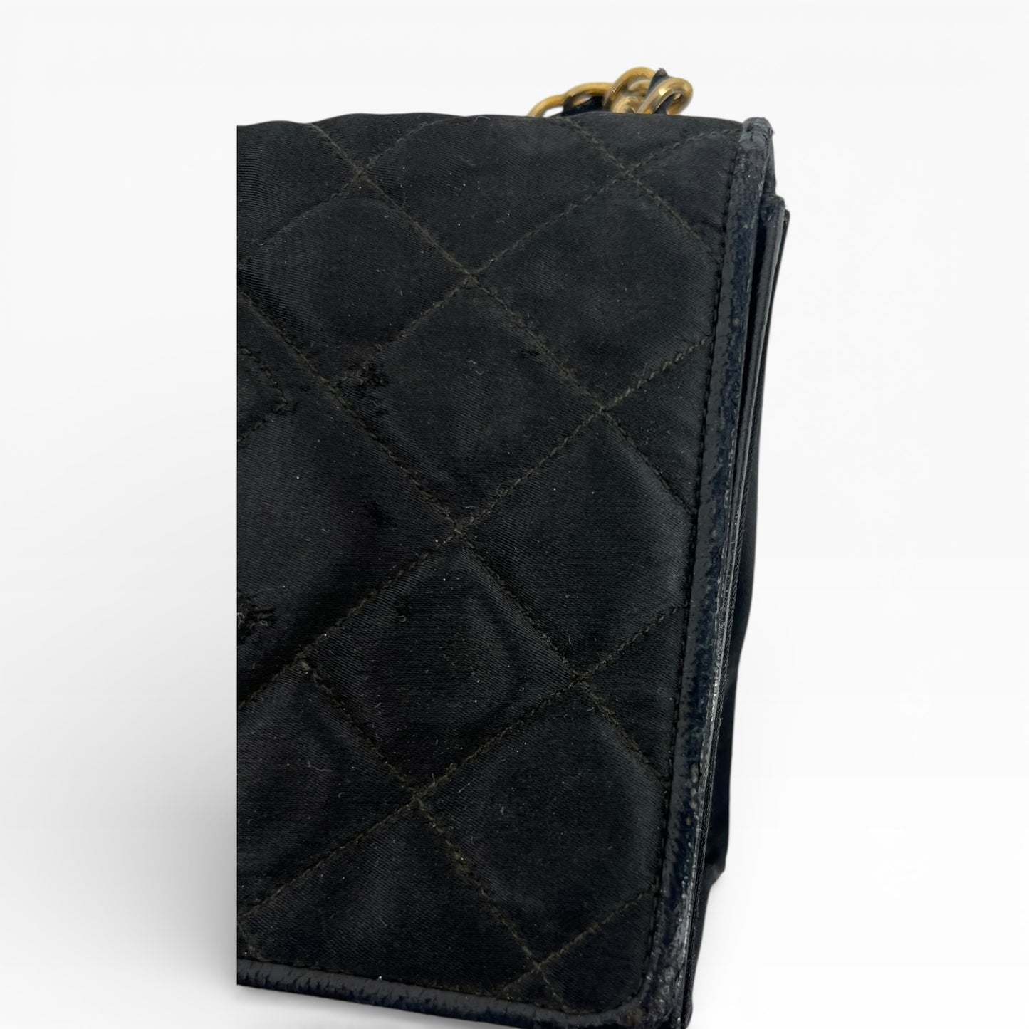 Chanel Vintage Fringe Chain Flap Bag