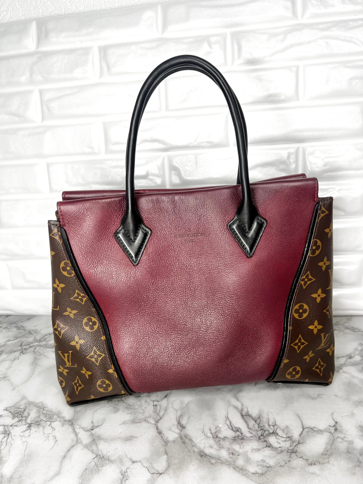 Louis Vuitton W Tote - Kalbsleder & Monogram Canvas